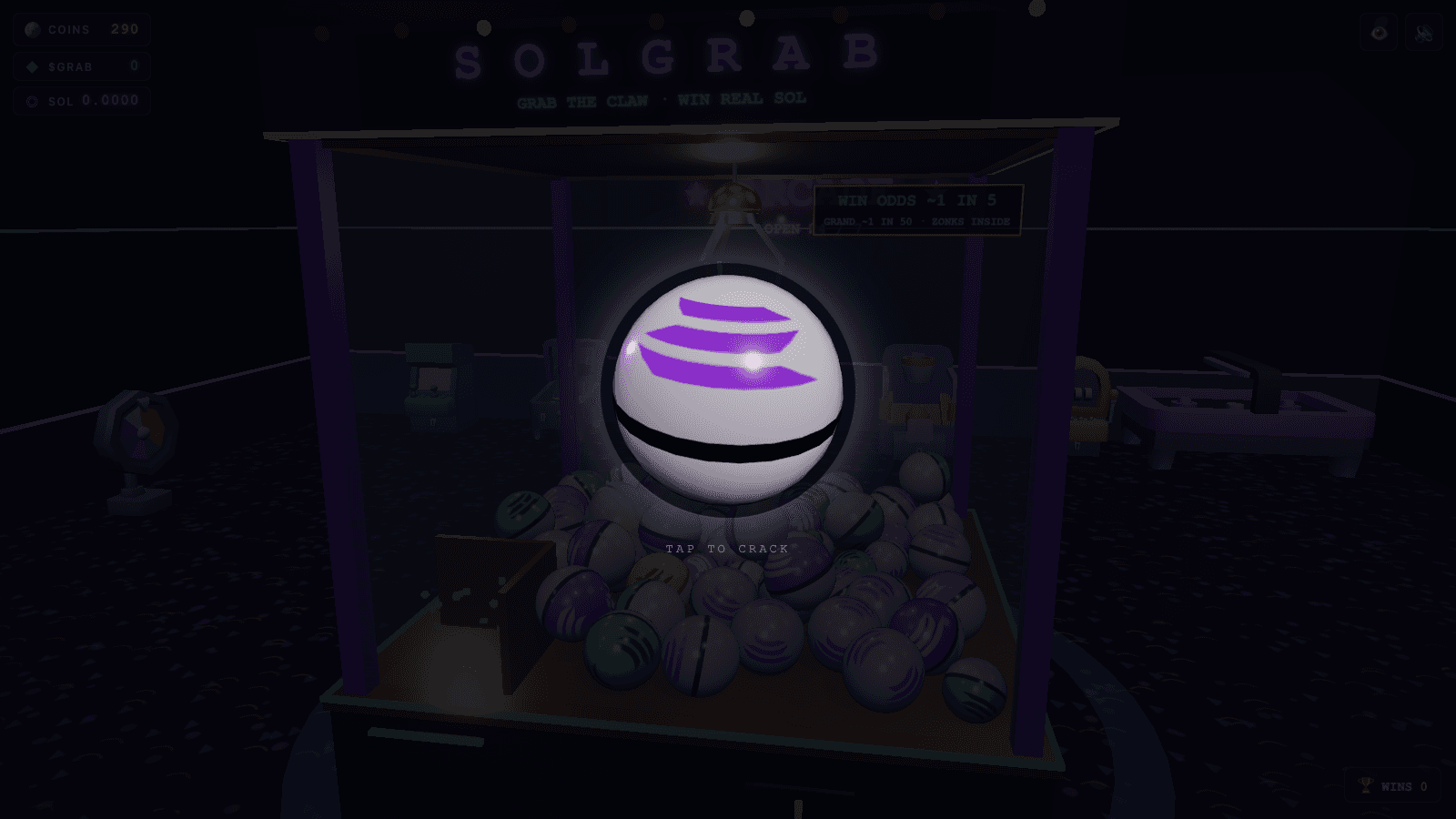 Cracking open the grabbed ball